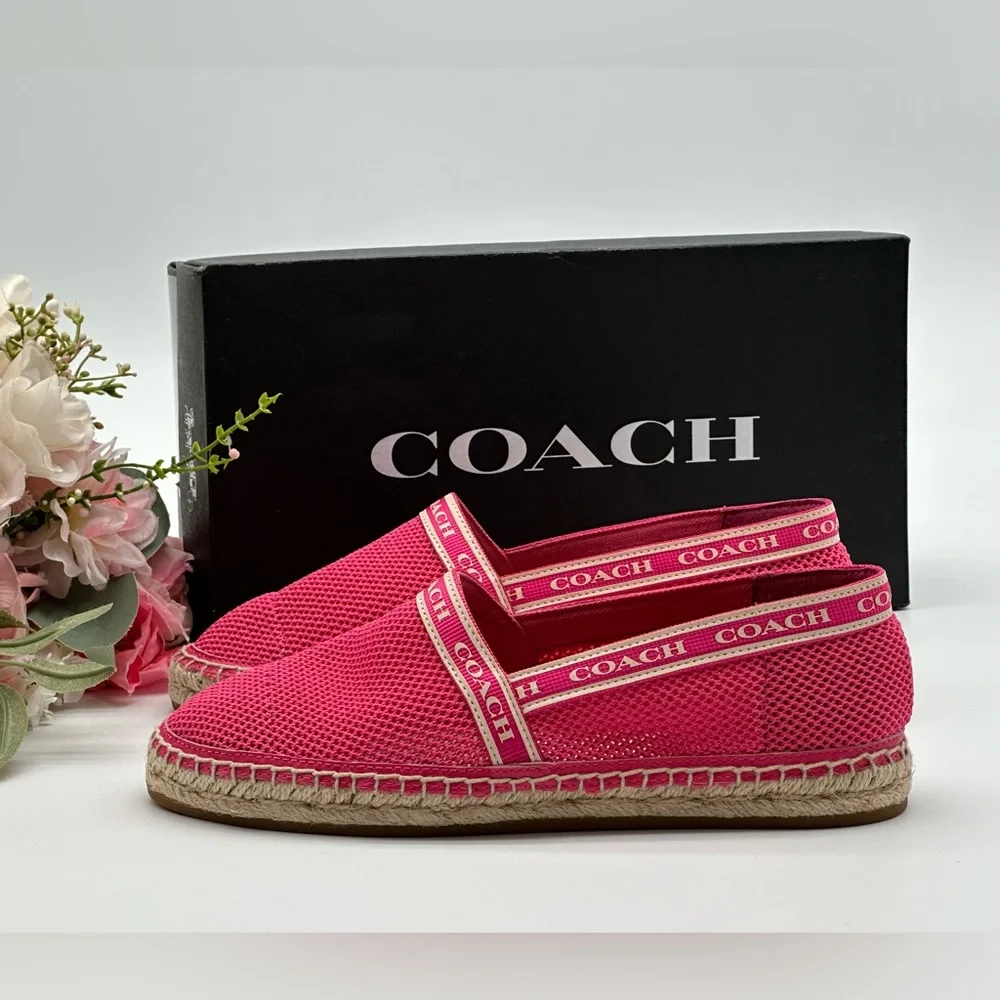 Coach Mesh Espadrille Size 5.5